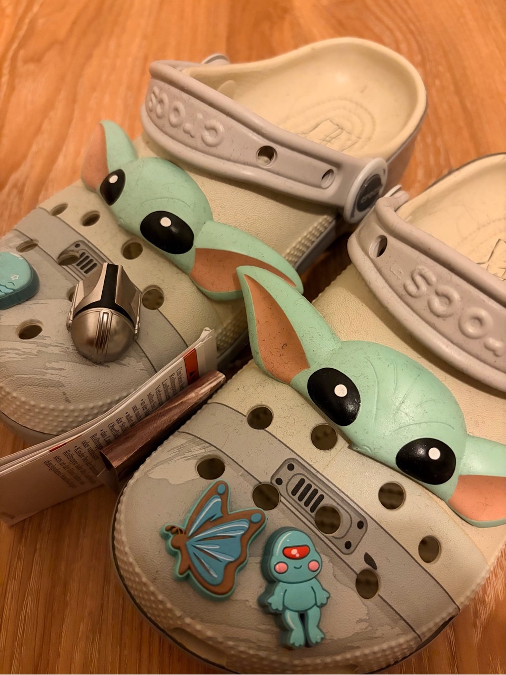 Star wars Character Light Green Clog Shoes